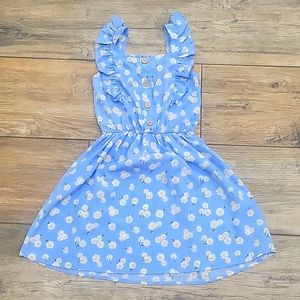 Girls blue flower dress, Jenna &Jessie size 8